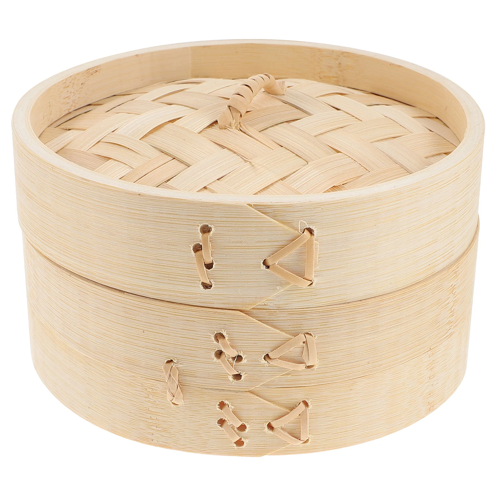 

Steamer Bamboo Basket Kitchen Accessory Multi-function Reusable Convenient Household