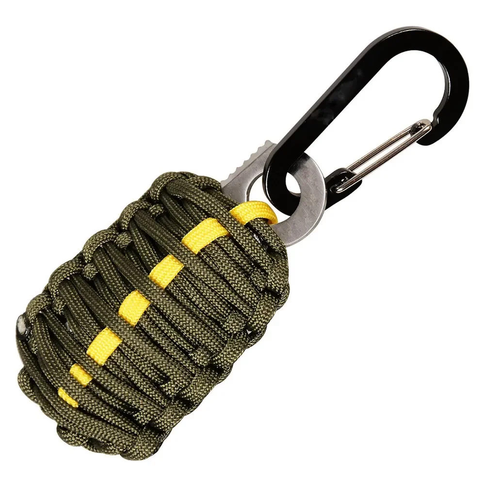 

1PC Camping Survival Outdoor Cycling Umbrella Rope Keychain Emergency Survival Mountaineering Buckle Fishing Climbing Bike Tools