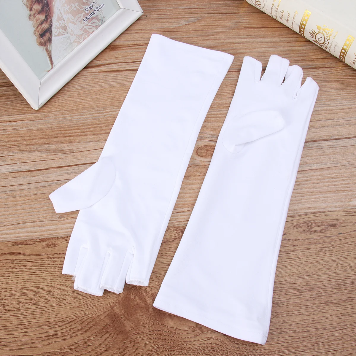 

27Cm Sun Protection Arm Sleeves Breathable Cooling Long Sleeve Stretchy For Outdoor Sports Golf Fishing Running