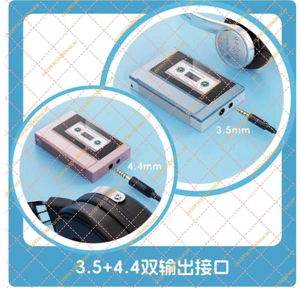 8GB Mini MP3 Player Wireless Bluetooth HiFi DSD Lossless Portable Music Walkman Retro Portable Audio Player Gift