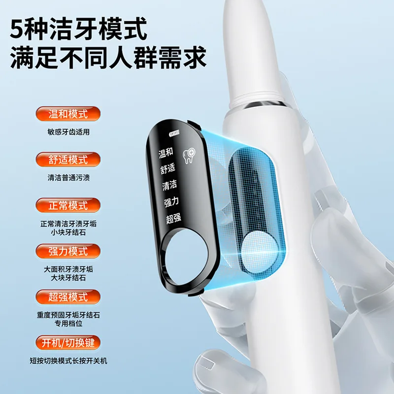 Ultrasonic Dental Cleaner Tartar Remover Electric Teeth Cleaning Tool for Home Use Plaque and Stain Remover