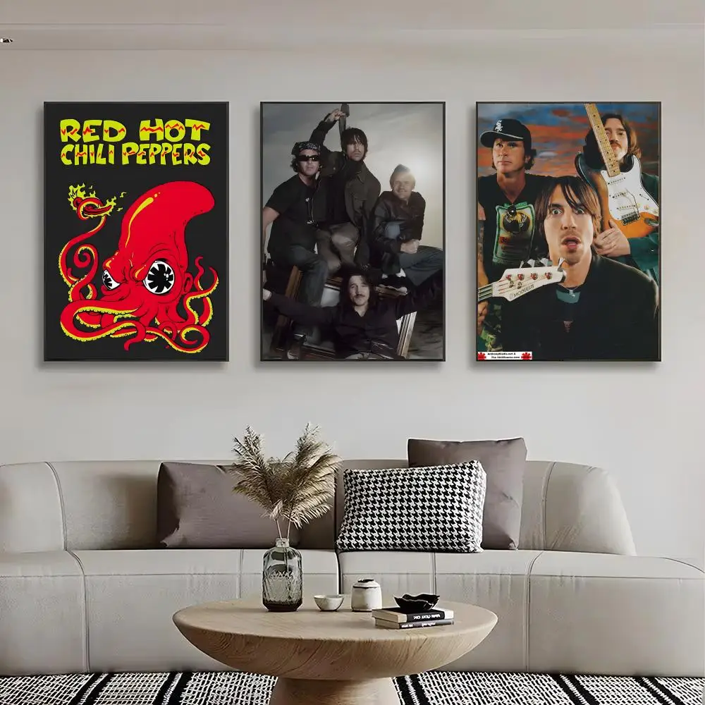 Rock Band R-Red Hot C-ChiliS Poster Wall art print art suitable for living room bedroom bar parlor home decor gift