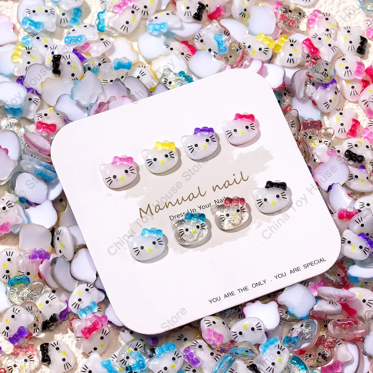 

20pcs 3D Cartoon Kuromi Nail Charms Rhinestone Kawaii Nail Art Kit DIY Crafts Woman Manicure Y2K Hairpin Decoration Accessories