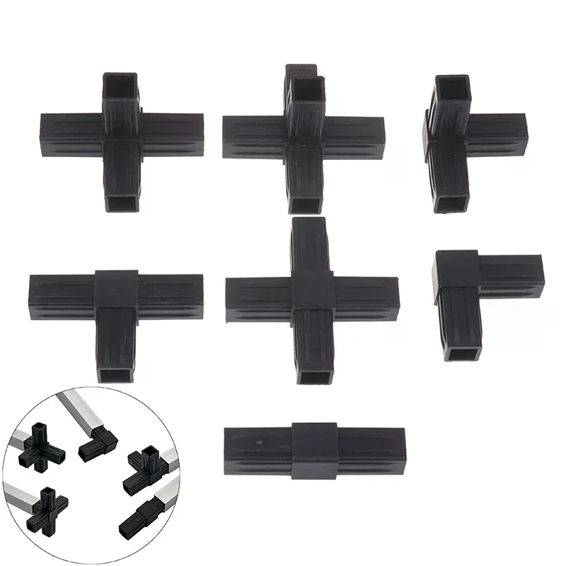 20MM 2/3/4-/5-way Cross Square Pipe Fittings 20X20Pipe Angle Code Hexagonal Through Plastic Fittings ABS Connector
