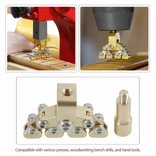 Imagen 2 del producto Instrumentos eléctricos, herramienta de reparación de prensa de traste, prensa de traste fractal de guitarra, instrumentos de cuerda de guitarra acústica eléctrica de varios radios