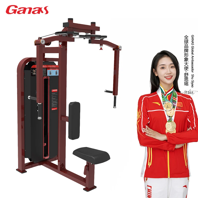 commercial gym fitness center strength trainer equipment rear delt pec fly machine