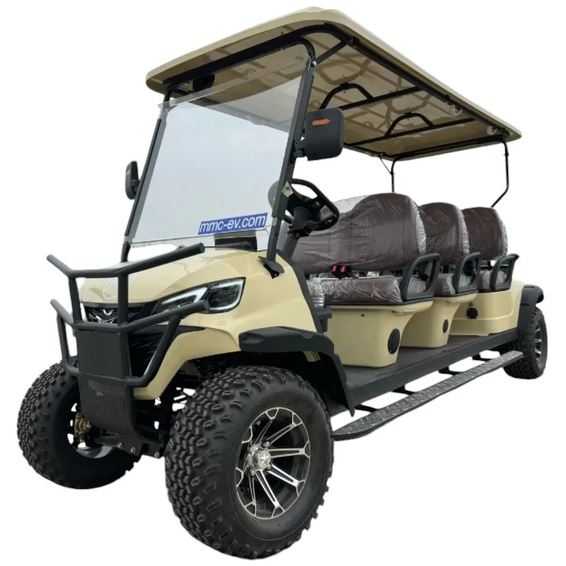 Energy Saving Effect of Manufacturer's  Golf Course Club 2/4/6/8 seater off-road sightseeing car Solar power electric golf cart