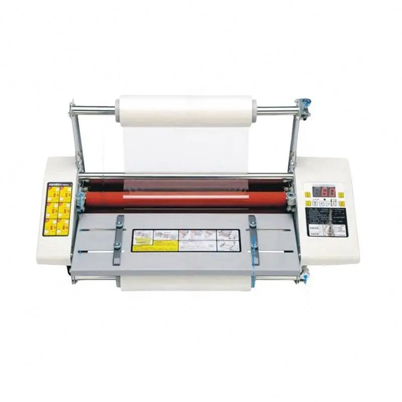 Double Sided Adjustable Speed Automatic A3 Laminator Machine Hot And Cold Lamination For Film Paper Plastic Foil Packaging
