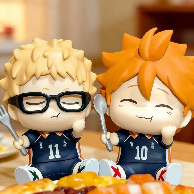 

Authentic Haikyuu!! Blind Box Happiness By Your Side Series Handheld Accessories Peripherals Anime Figure Trendy Play Doll Gift