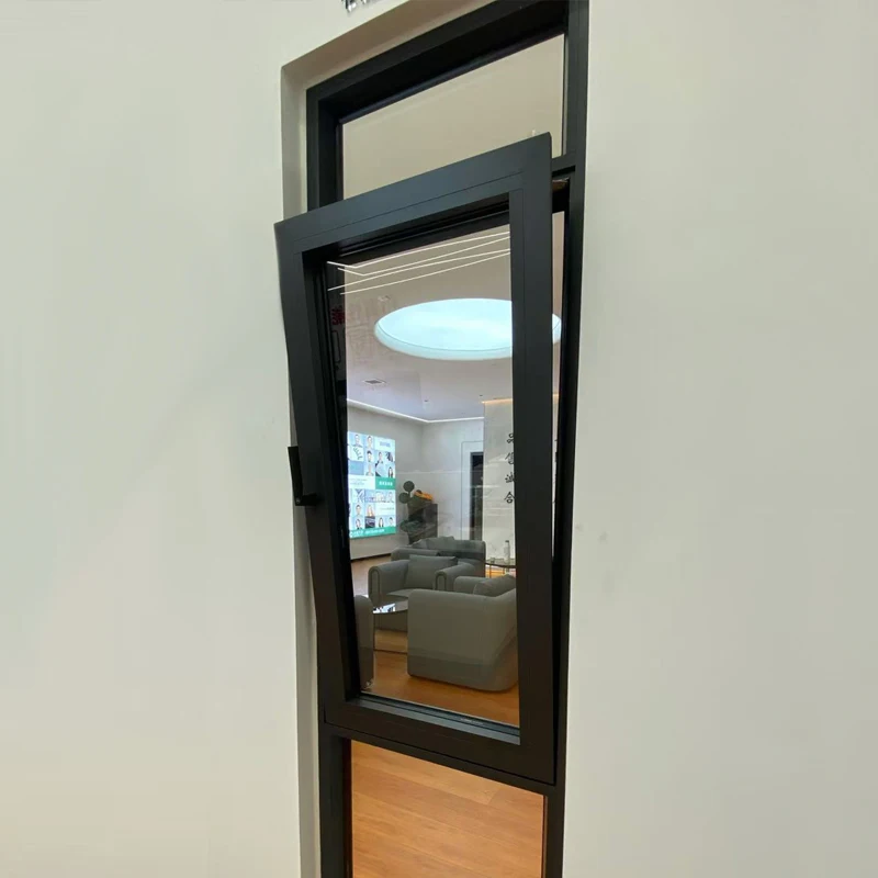 

Windowall Ge98 Tempered Double Glazed Bridge Aluminum And Doors For House Energy Saving Thermal Insulation Window