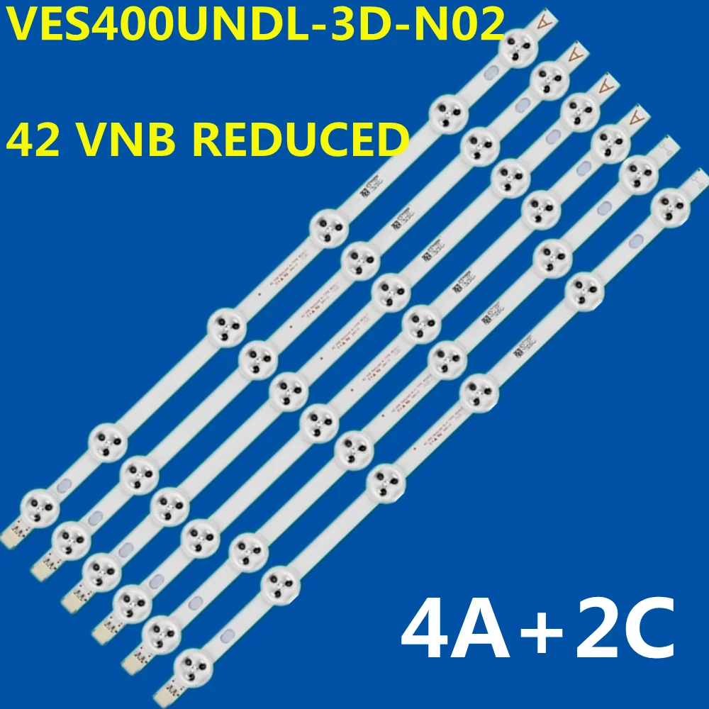 New 374MM 15Kits LED Strips For  42 VNB Reduced A C TYPE REV0.2 VES420UNDL-3D-N02 VESTEL 42FA5000 42FA8000 42HXT12U LED42F7275