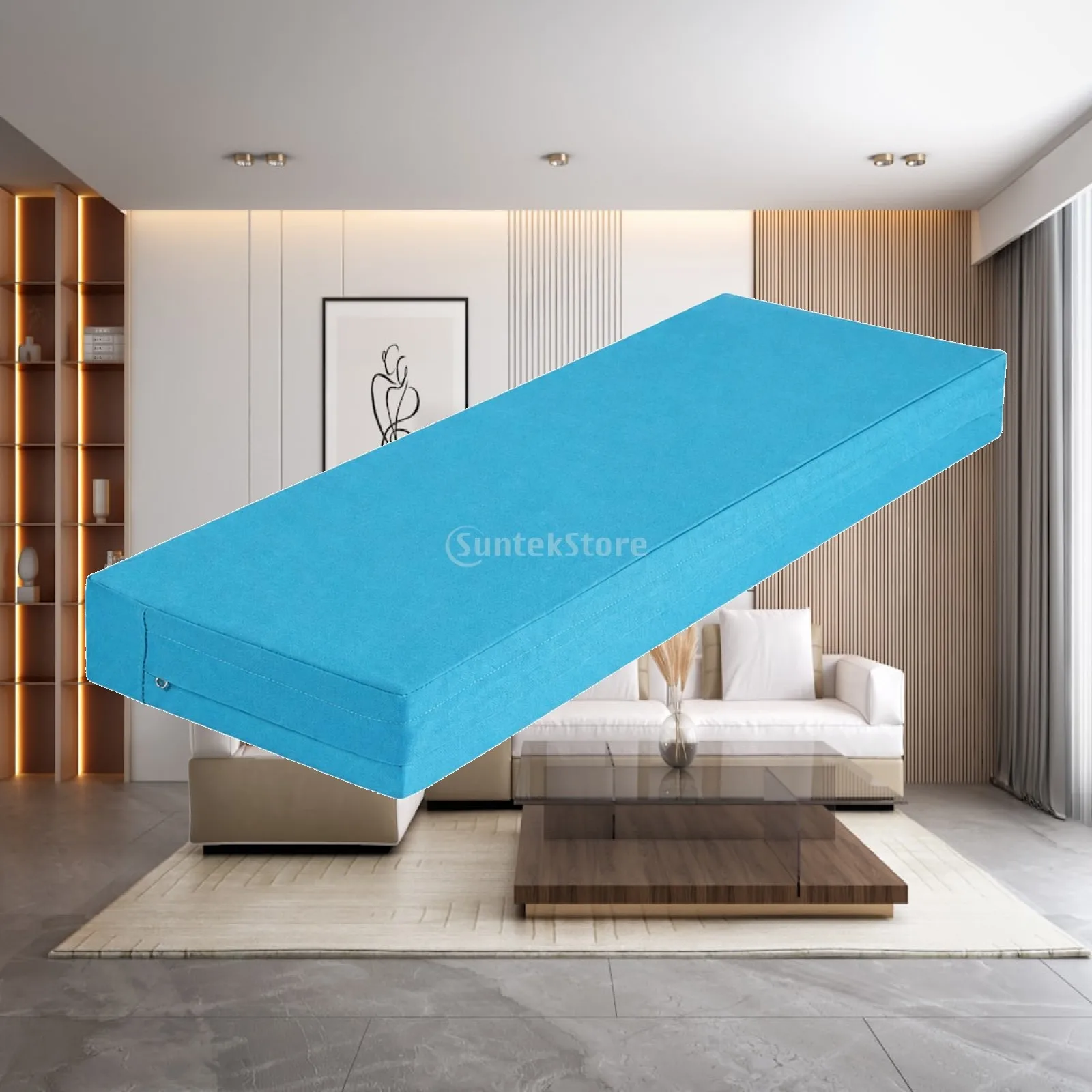Shoulder Support Pad for Yoga Inversion Poses with Firm Dense Foam and Removable Washable Cover for Studio Classes and Home