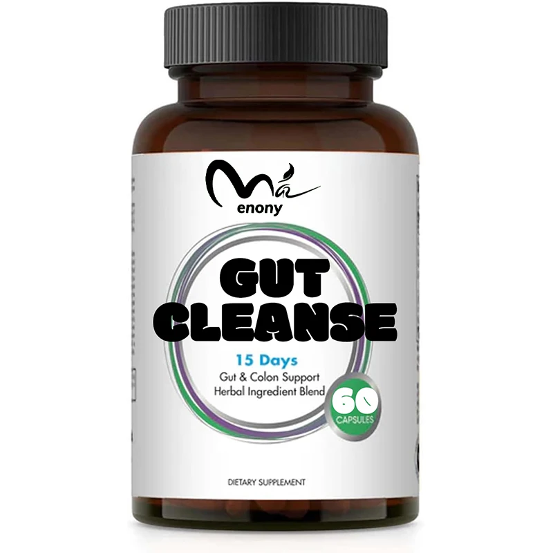 Intestinal cleansing, natural plant-based colon cleanser, supports digestion, daily health supplement, 60 capsules