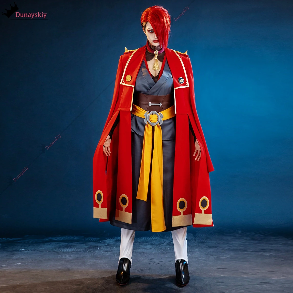 Gachiakuta‌ Zanka Kyouka Cosplay Costume Zanka Nijiku Custom New Red Cloak Dress Prop Halloween Carnival Men Women Dress Up view 2