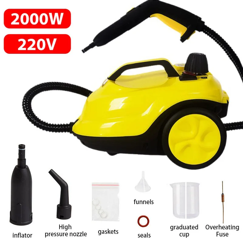2000W Multi-function Steam Cleaner High Temperature Sterilization Disinfection Car Interior Steam Cleaner For Floor Kitchen Car