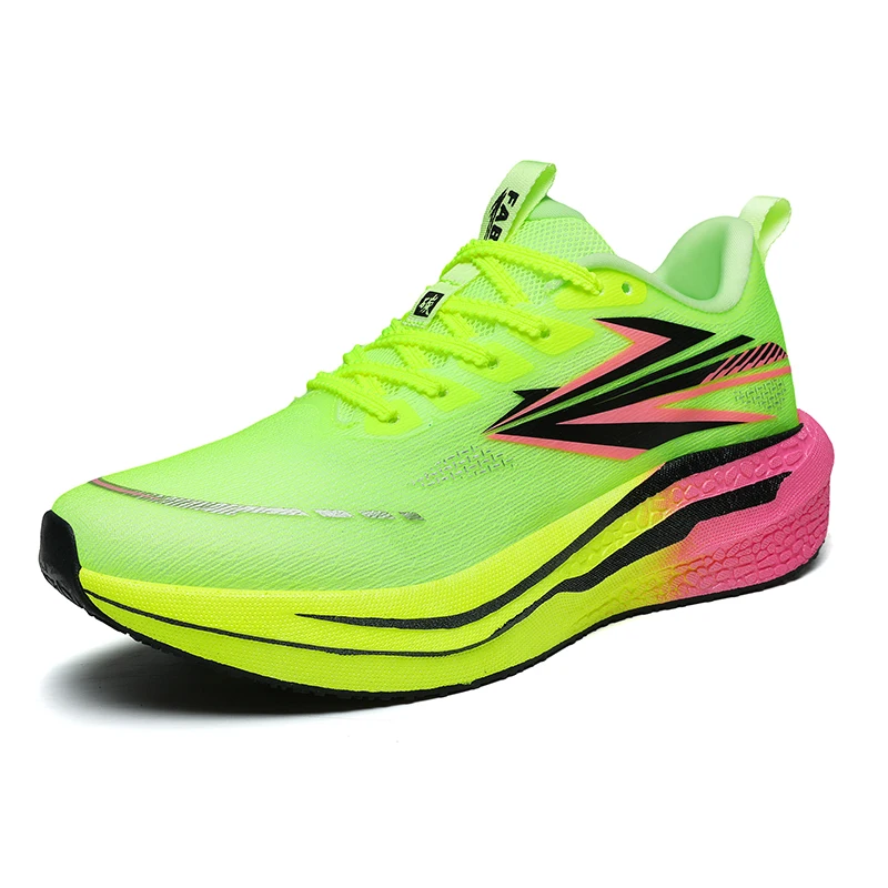 

Running shoes professional marathon racing shoes breathable carbon plate shock-absorbing sports shoes