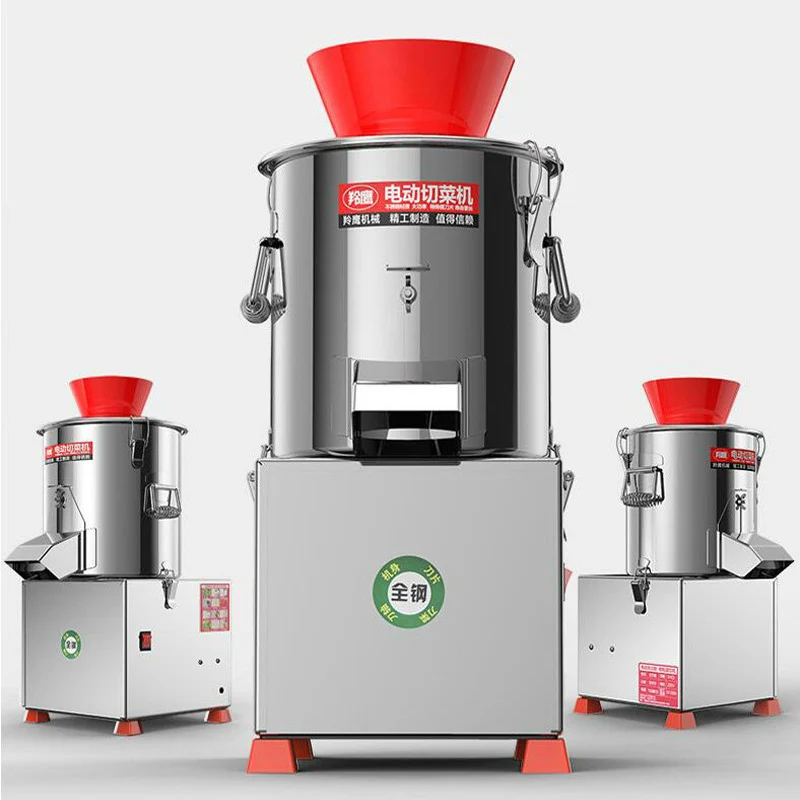 Automatic Multifunction Electric Shredder Commercial Food Particles Trapped Machine Cut Minced Vegetables