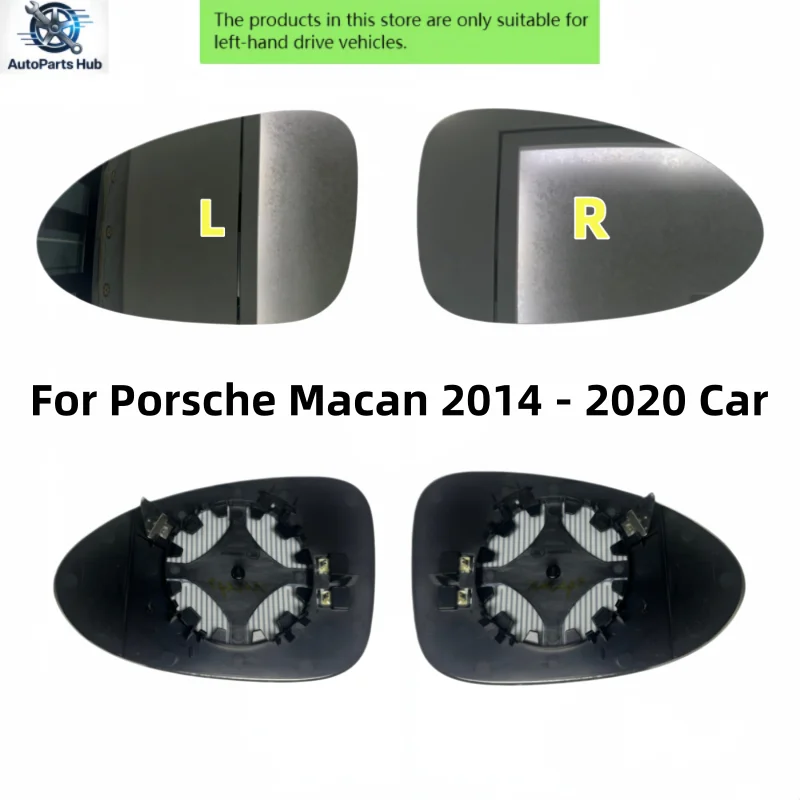 For Porsche Macan 2014 - 2020 Car OEM：95B 857 521 A / 95B 857 522 A Car Suv Wide Angle Heated Side Mirror Glass High Quality
