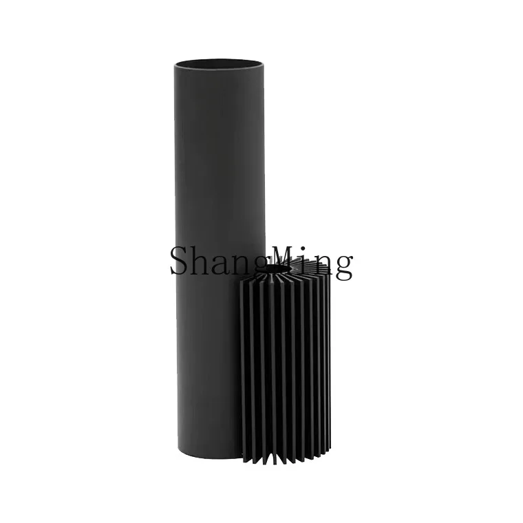 DSA simple modern creative black metal thread louver flower arrangement fruit plate entrance living room combination decorative