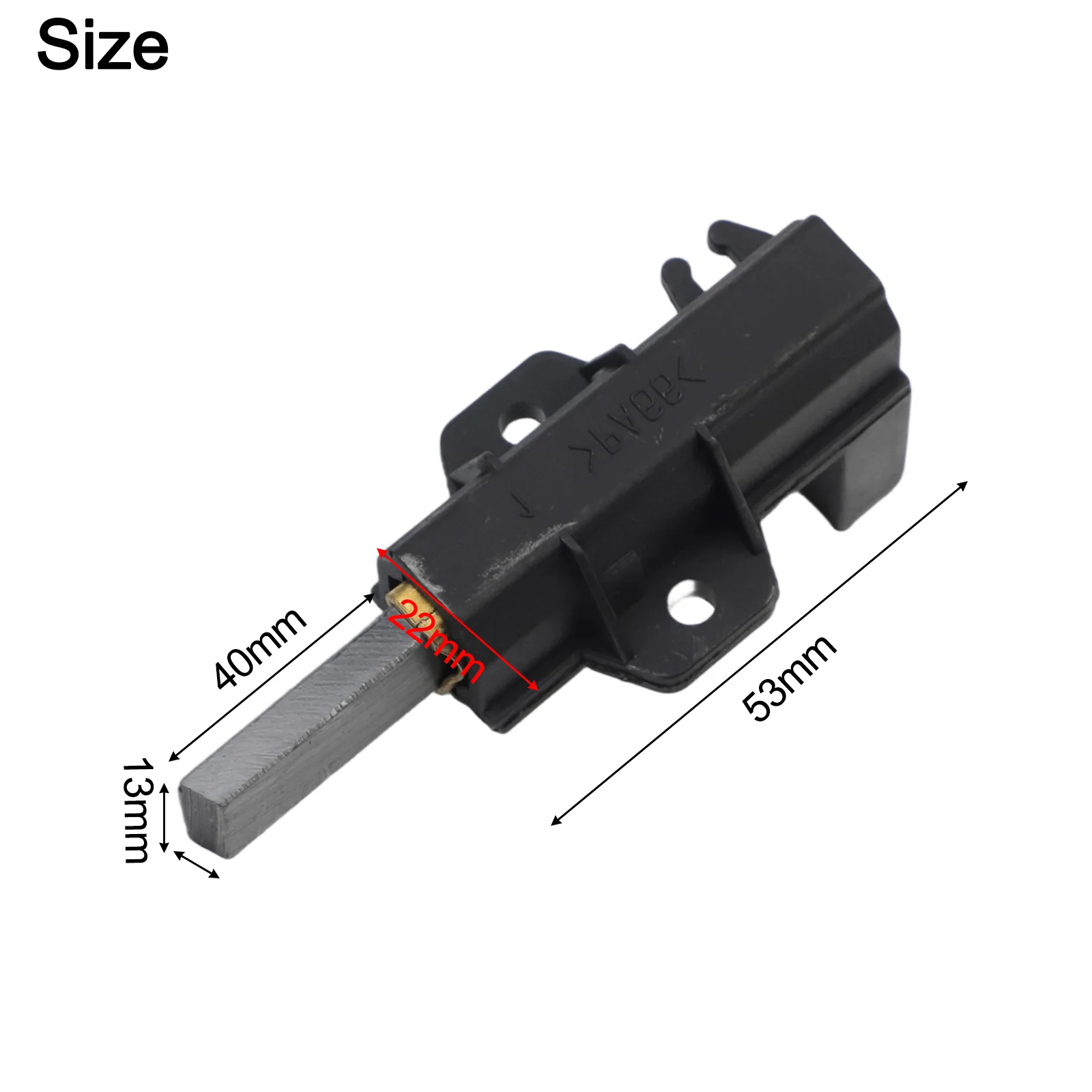 Set of 2 Carbon Brushes Compatible with For WF80F5E2W4X 8kg Washing Machine Motor Reliable Motor Carbon Brush Replacement Parts