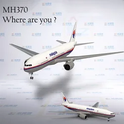 3D Paper Model Malaysia Airlines MH370 Airliner Airplane DIY Handmade Toy Ornaments