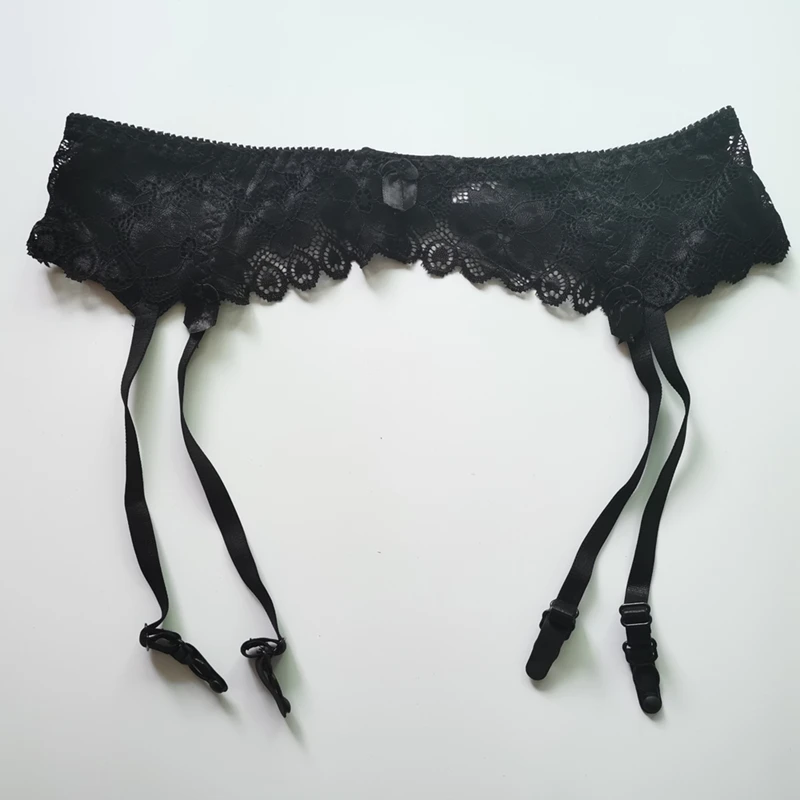 Plus Size Erotic Lingerie Sexy Lace Garter Belt Women Ultra-thin Temptation Suspender Belt For Long Stockings Wedding Garters