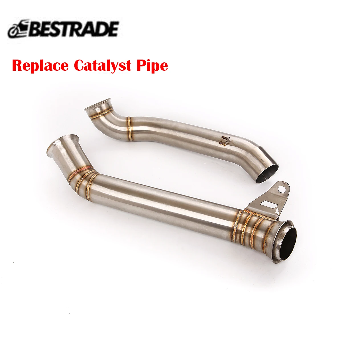 

Replace Stock Catalyst Motorcycle Exhaust Mid Link Connect Pipe Stainless Steel Tube Slip On Modified For Duke 690 2012-2018