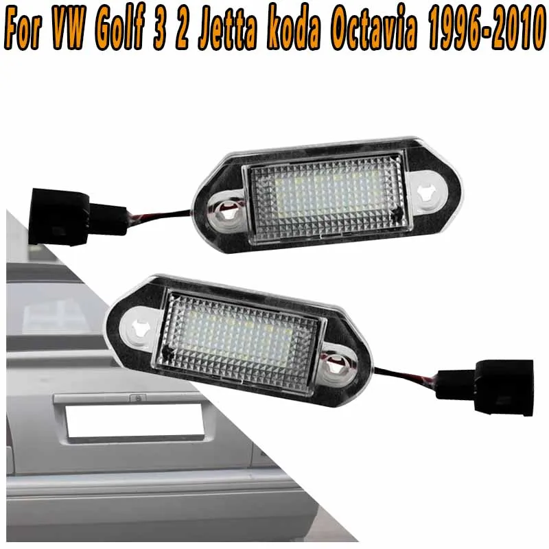 

Car LED License Plate LightFor For VW Golf 3 2 Jetta Vento koda Octavia I Combi 1996-2010 Trunk Light Signal Light Accessories