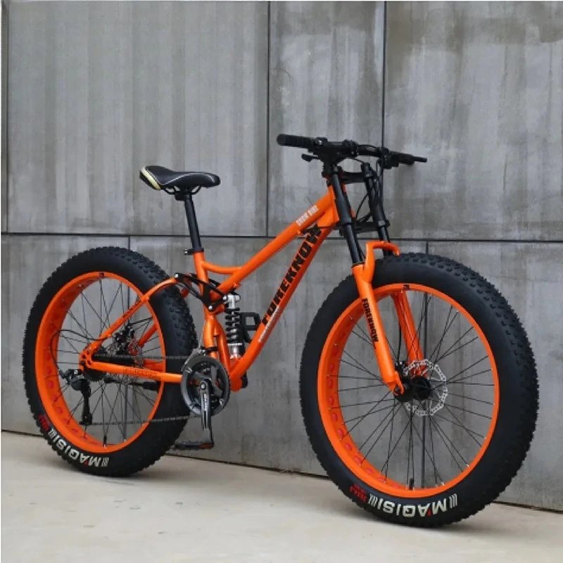 Bicicleta gorda de carbono 4,0 para hombres/bicicleta gorda de montaña con suspensión completa, llantas de aleación Fatbike/bicicleta de neumático ancho Popular con buen neumático