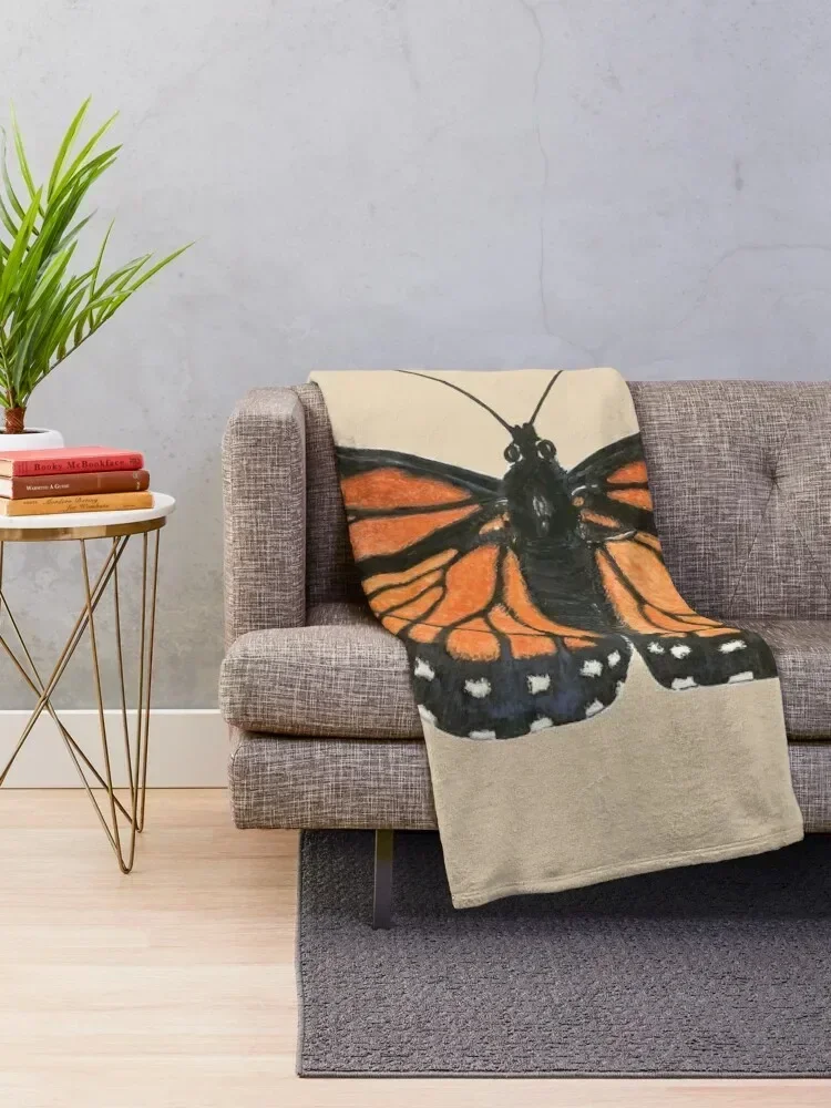 Monarch Butterfly Throw Blanket Luxury Throw Stuffeds Thermal Blankets