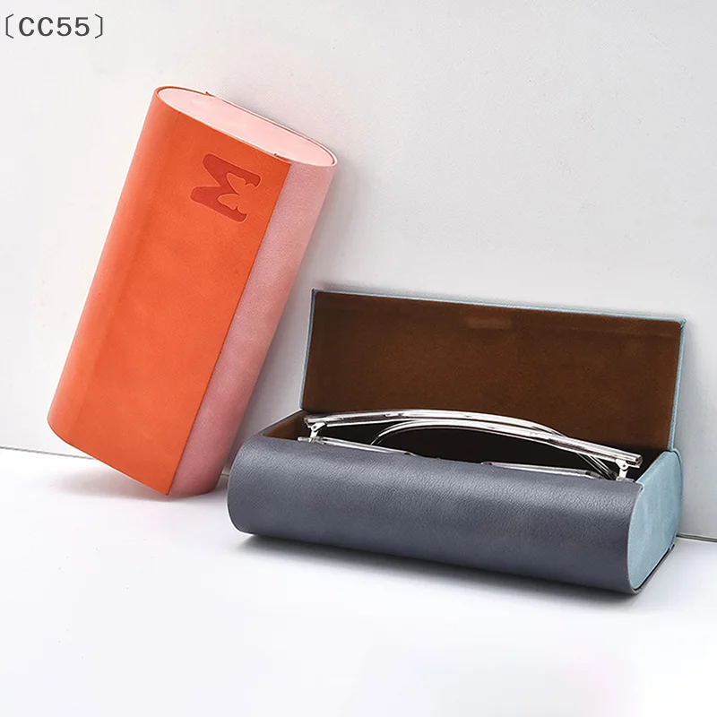〔CC55〕Dual Glasses Case Double Eyeglasses Case For 2 Pair Eyeglasses Holder Portable Glasses Case Double Layer Glasses Case