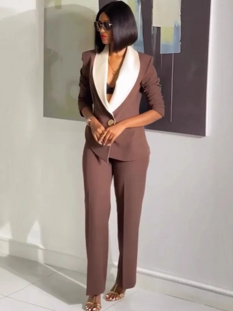 Picture 4: 2 Piece Women Sets 2025 New Arrival Plus Size Autumn Winter Matching Sets Two Pieces Sets Top And Pants Suits Outfits Clothing