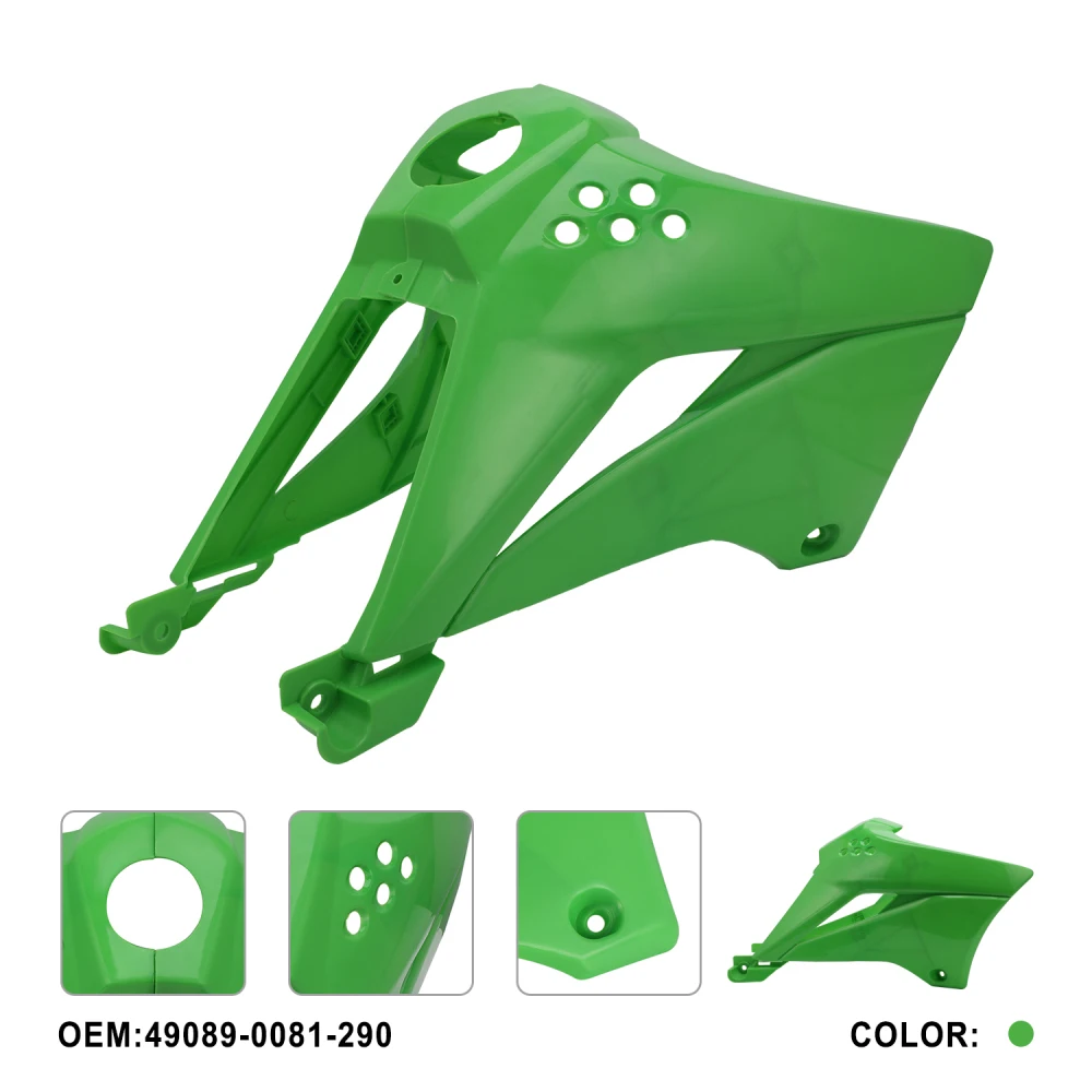

Motorcycle Accessories Gas Fuel Tank Cover Protector Fairing For KAWASAKI KLX110 2011-2026 Off-Road Off-Road Motocross Parts
