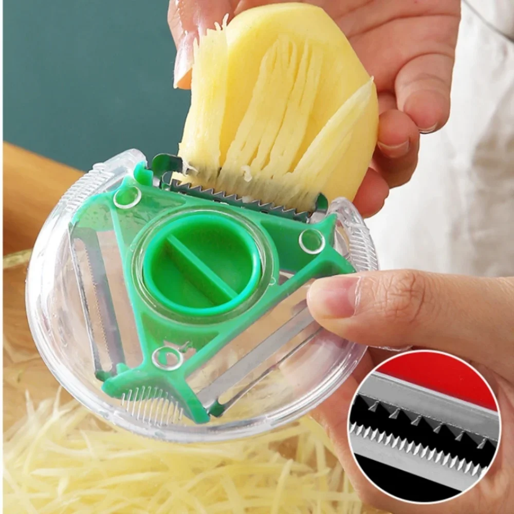 3-in-1 Peeler Stainless Steel Fruit Shredder Multi Peeling Blade Vegetablle Zesters Vegetable Cutter Kitchen Accessories