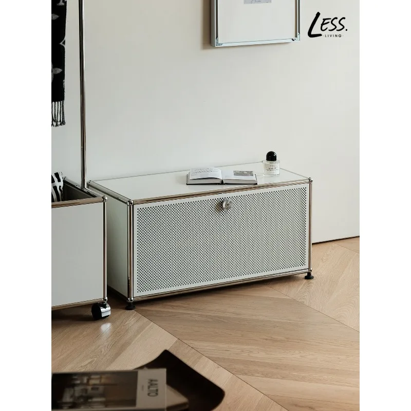 Medieval modular drawer cabinet household entry, door shoe cabinet entrance metal storage cabinet