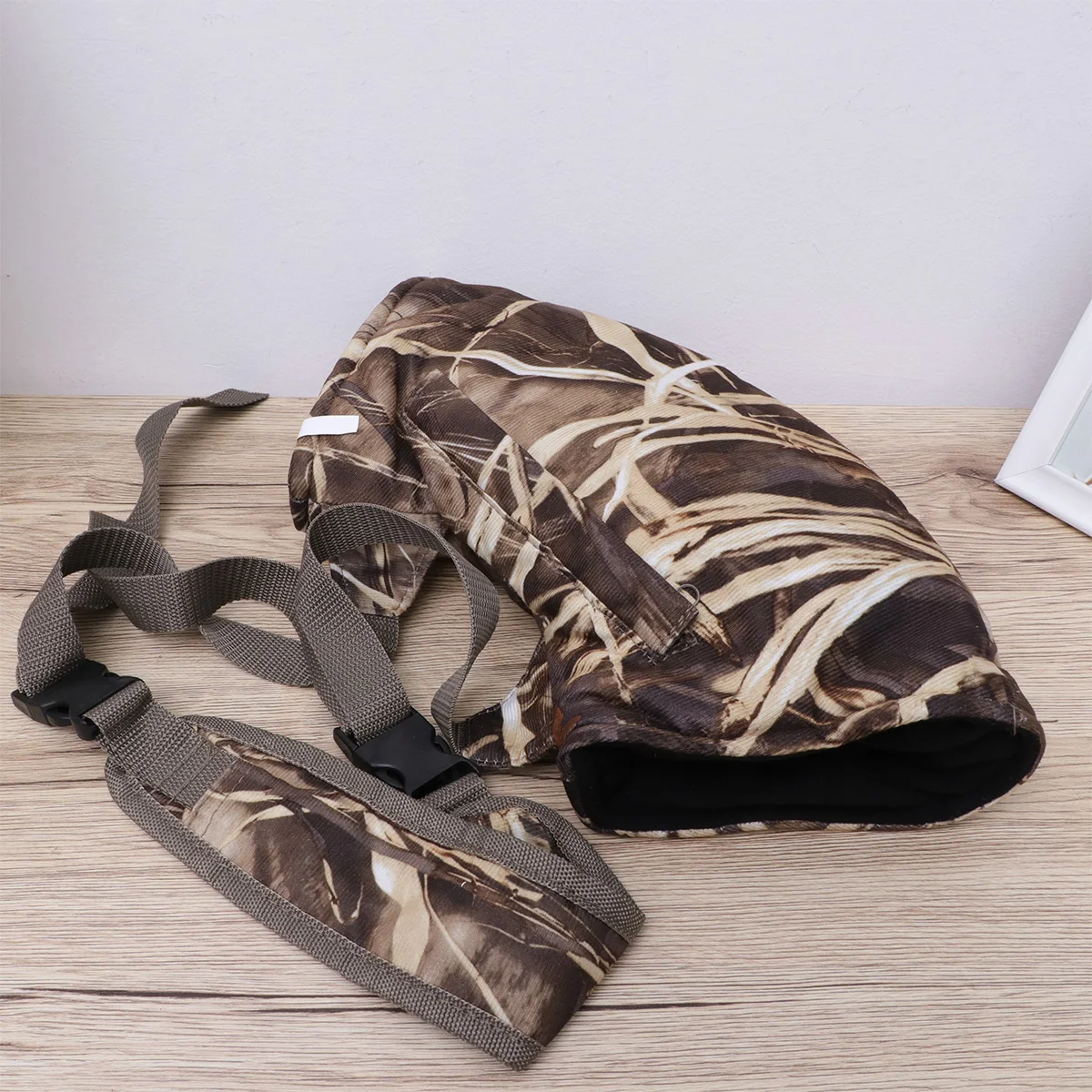 

Windproof Warm Hand Muff Fleece Gloves Hanging Design Phone Pocket Outdoor Winter Warm Gloves Anti-Freeze Hand Cover