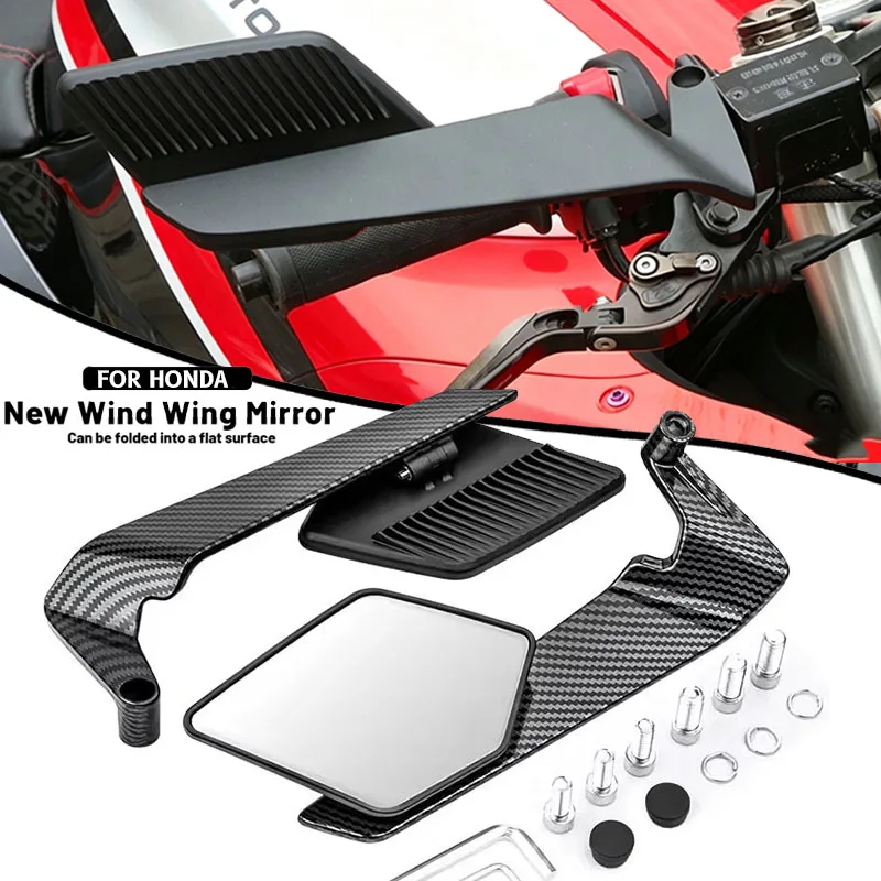 CB 650R Anti-glare Side Mirror For Honda CB650R CB650F CB 750 Hornet 750 Accessories Stealth Adjustable Rearview Mirror