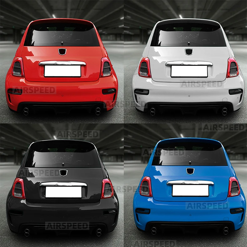 ABS-Aufkleber für die Rückleuchten von Abarth 595 695 595C 695C und Fiat 500 500C, passend für die Modelle 2016, 2017, 2018, 2019, 2020, 2021, 2022, 2023, 2024, 1 Paar. – Detail 6
