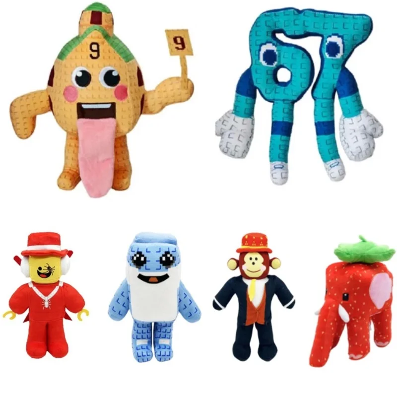 25 CM 2026 Steal A Brainrot Leuke Beeldje No.9 Huis Knuffel Spel Randapparatuur Knuffels Gevulde Poppen Anime speelgoed Kerstcadeau