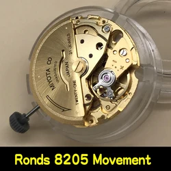 Japan original new MIYOTA 8200 double calendar movement 8205 white machine automatic mechanical movement