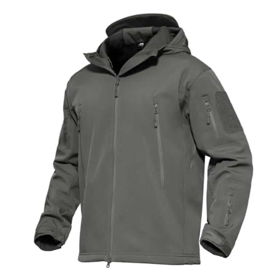 

MAGCOMSEN Men's Jacket Tactical Performance Waterproof Softshell Jackets Fleece Lined Ski Snow Winter Windbreaker