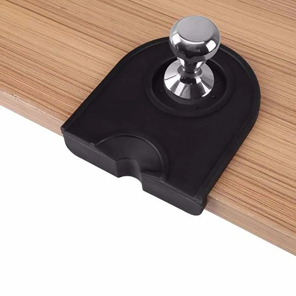 Durable Silicone Espresso Tamp Mat Coffee Tampering Corner Mat Pad Tool Non-slip Suitable For Semi-automatic Coffee Machine