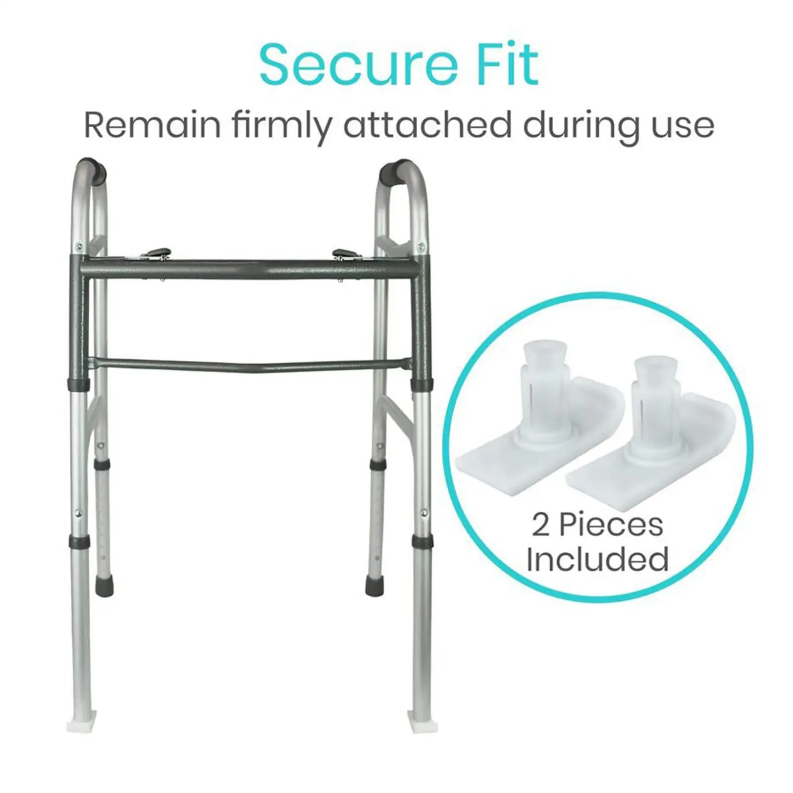 

Walker Skis Walking Frame Feet Pad 2 Pieces Anti-Slip Walker Glide Skis Heavy Duty Walking Frame Foot Mat walking frame