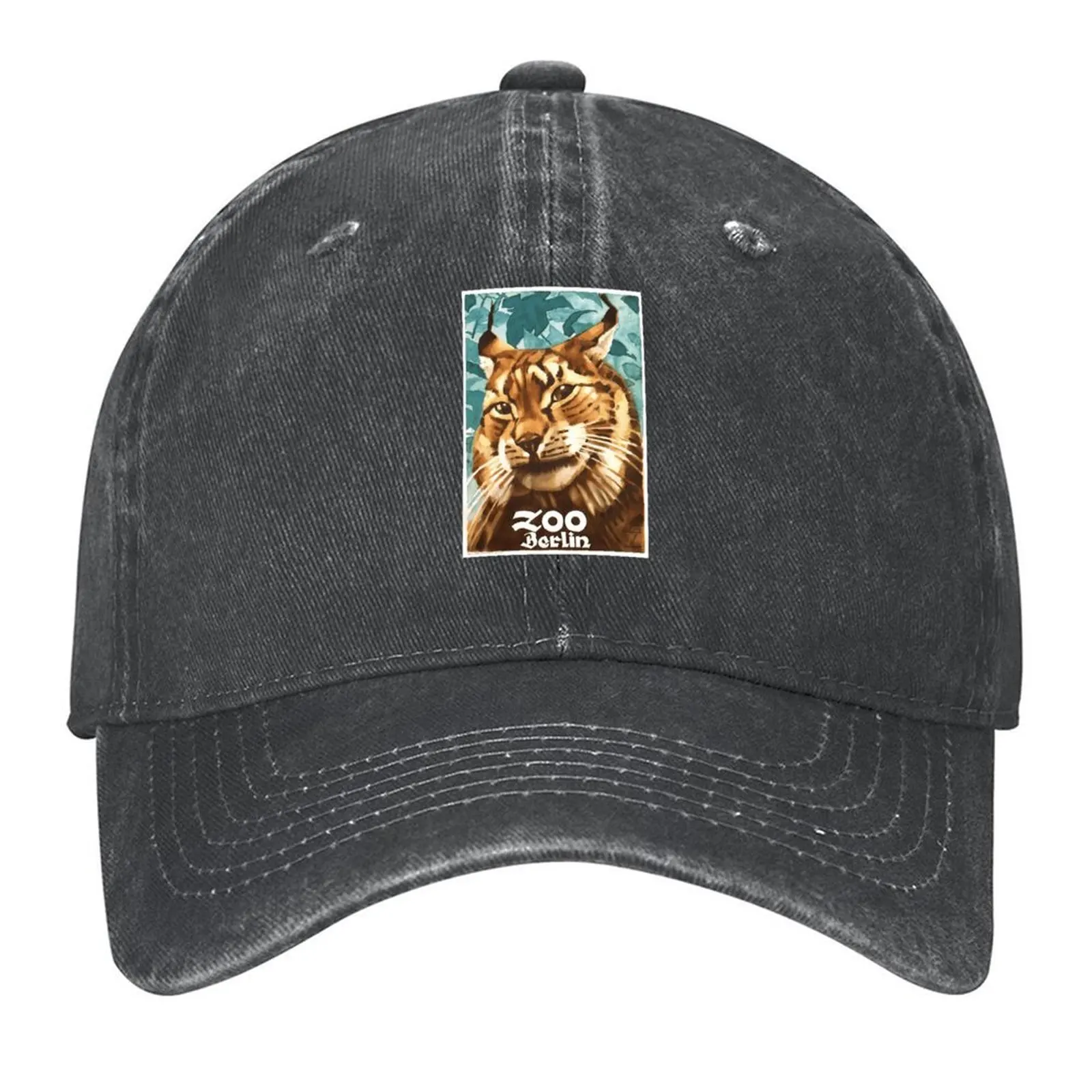 

1930 Ludwig Hohlwein Berlin Zoo Lynx Poster Classic . Baseball Cap Anime Hat Golf Hat Man Mens Women's