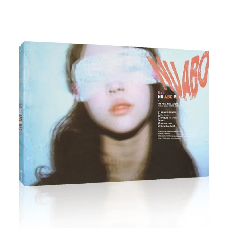 

F(x) NU ABO The First Kpop Mini Album CD with Photobook Korean Pop Collectible Music Disc for Fans