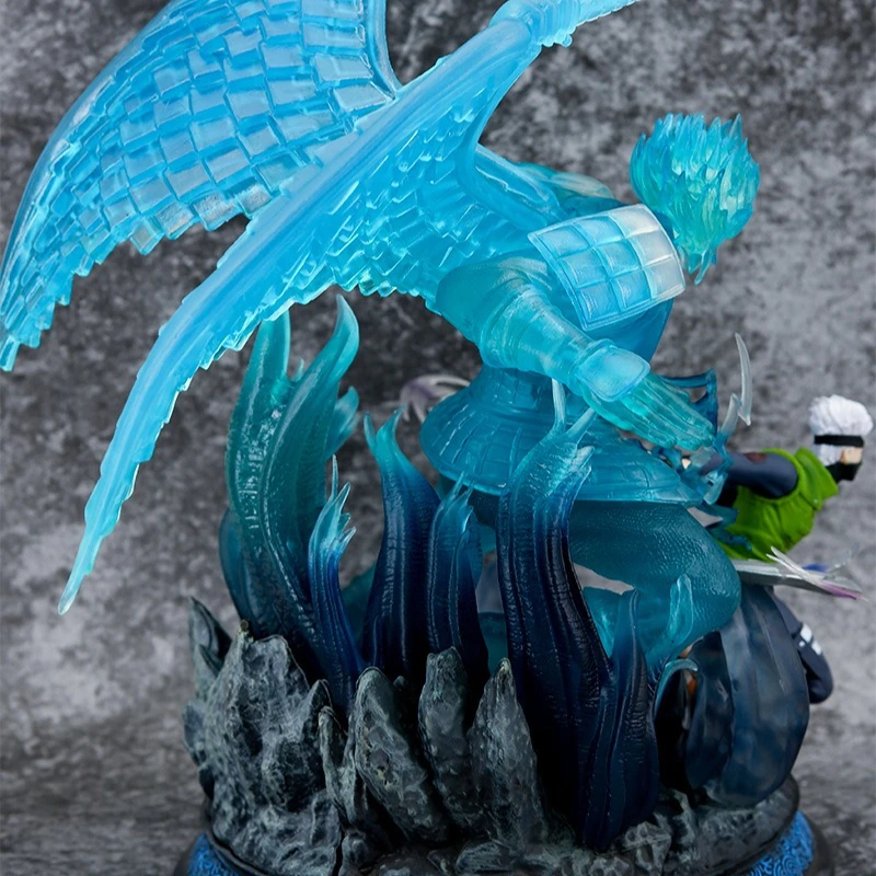 Neue 31 cm NARUTO Anime Figur Hatake Kakashi Uchiha Itachi Uchiha Sasuke Peripherie Modell Statue Desktop Ornamente Geschenke Spielzeug