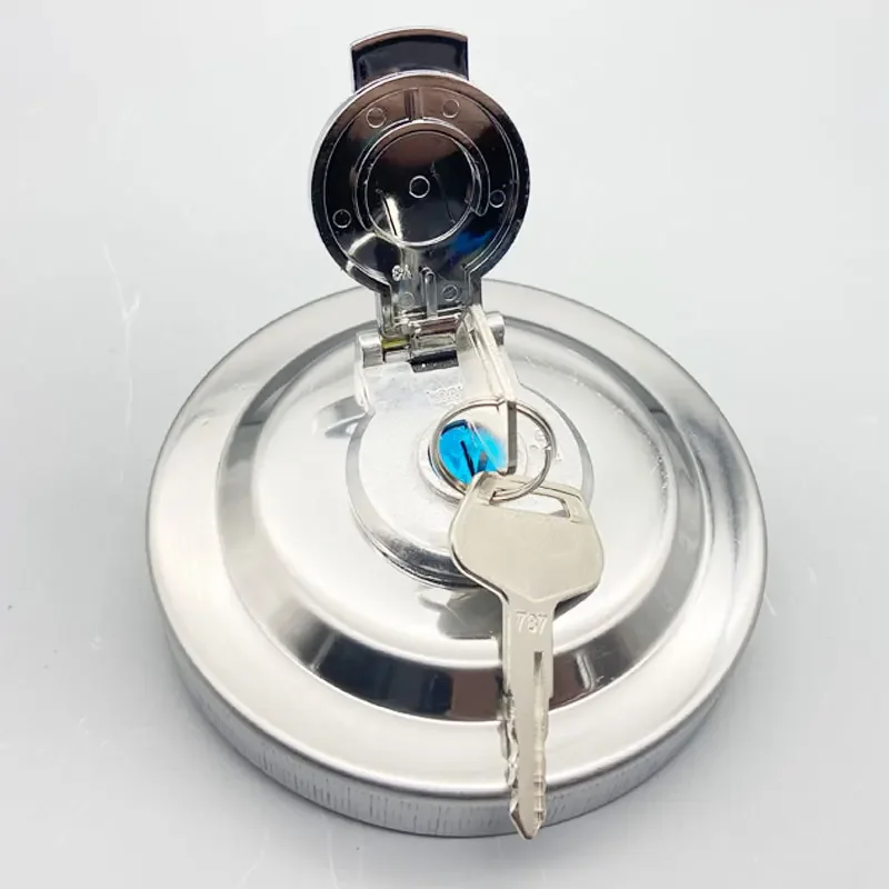 Fuel Tank Cap For Sany SY60 SY75 SY115 SY155 SY215 SY365-9-10PRO Tank Cap with 2 Keys Excavator Parts Hot Sale