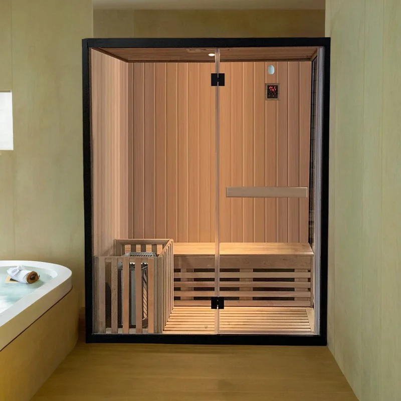 Custom. Customized Sauna Room Home Sauna Light Wave Room Sauna Stove Steam Room Beauty Salon Sweat Steaming Room Wooden Bag Inst