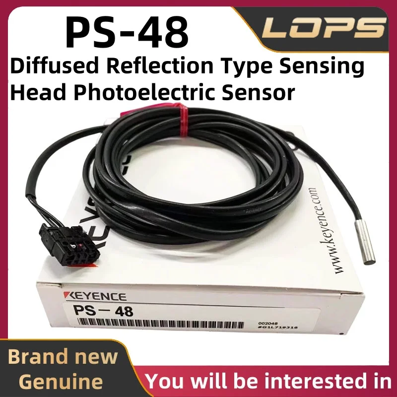 PS-48 KEYENCE Diffused Reflection Type Sensing Head Photoelectric Sensor,welcome to consult