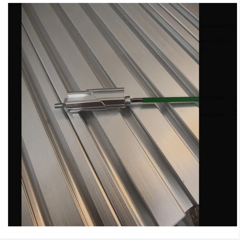 Suitable for European Standard Aluminum Profiles with Straight Parallel Clamps Parallel Docking Fixed Blocks Built-in Connectors
